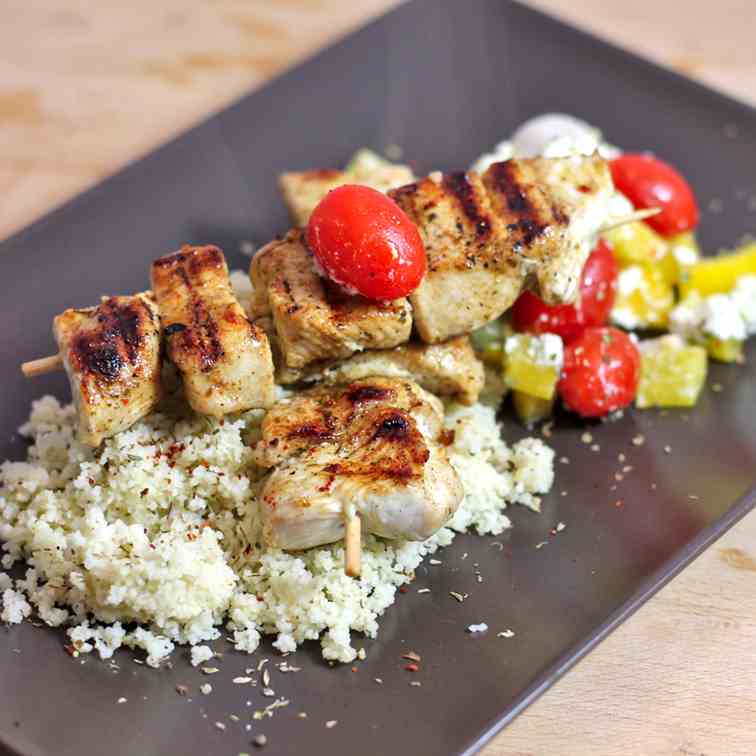 Grilled Chicken Souvlaki