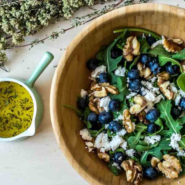 Blueberry Arugula Salad