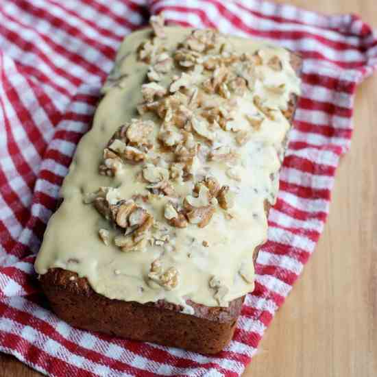 Burnt Sugar Banana Walnut Bread