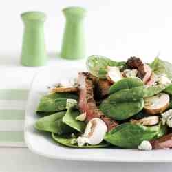 Spinach Salad with Creamy Yogurt Dressing