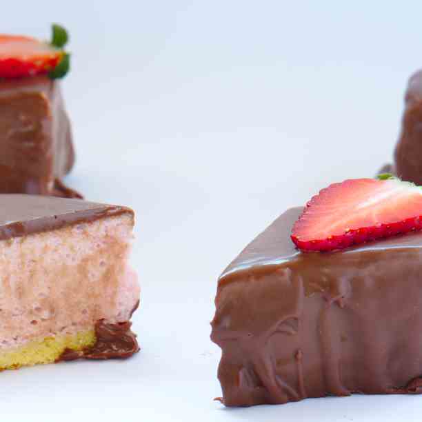 Strawberry mousse cake