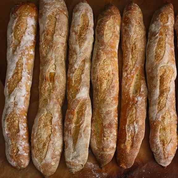 Tartine Sourdough Baguettes