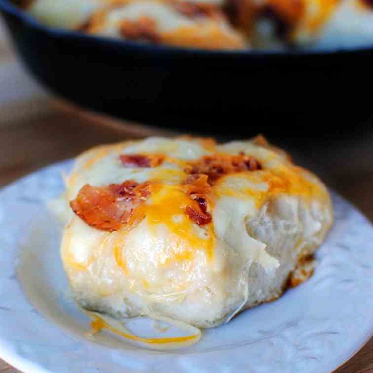 Cheesy bacon biscuit