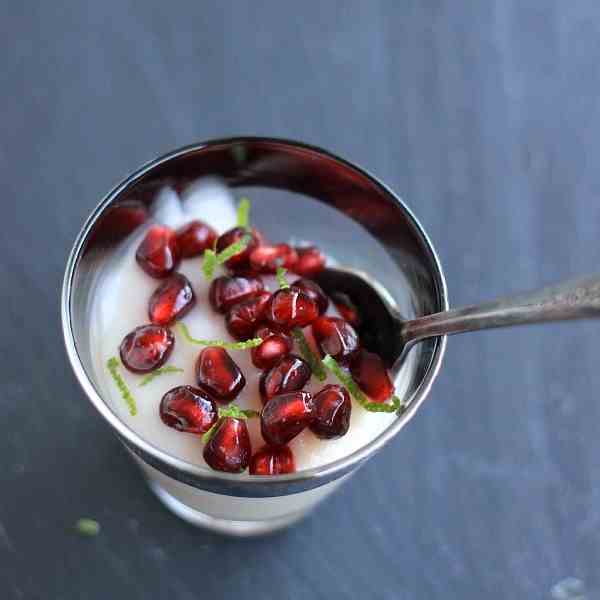 Pomegranate and Lime Parfait