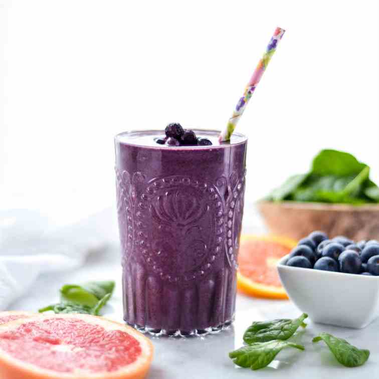 Blueberry Citrus Green Smoothie