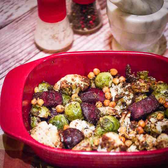 Roasted Vegetables With Dukkah