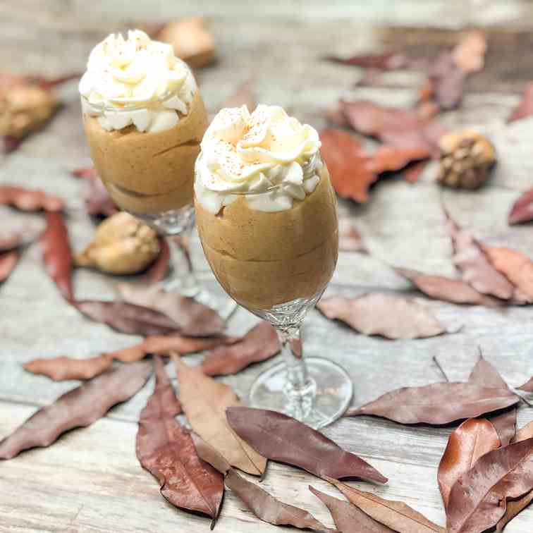Pumpkin Cheesecake Mousse Cups