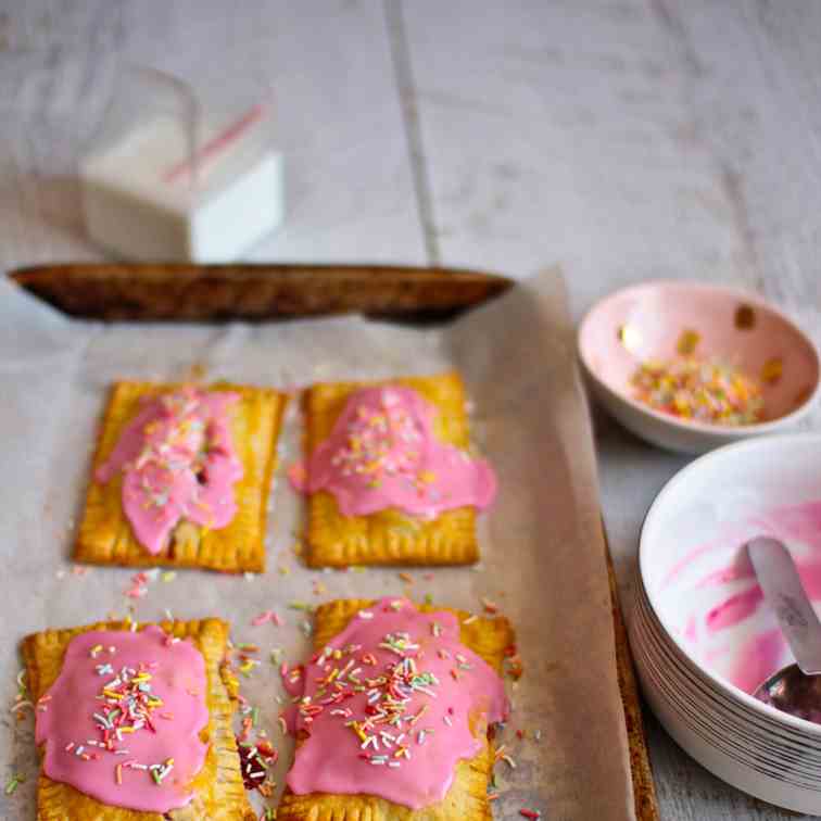 Strawberry - Rhubarb Pop Tarts