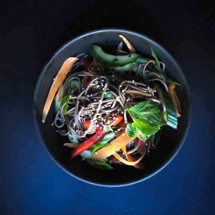 Wasabi Soba Noodle Salad