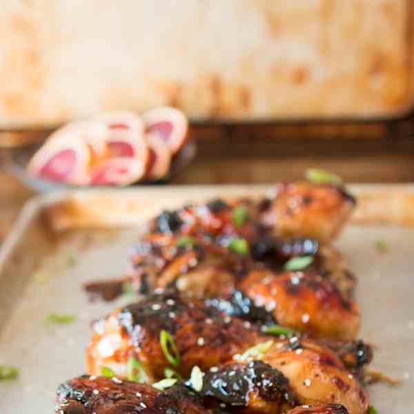 sticky orange chicken drumsticks