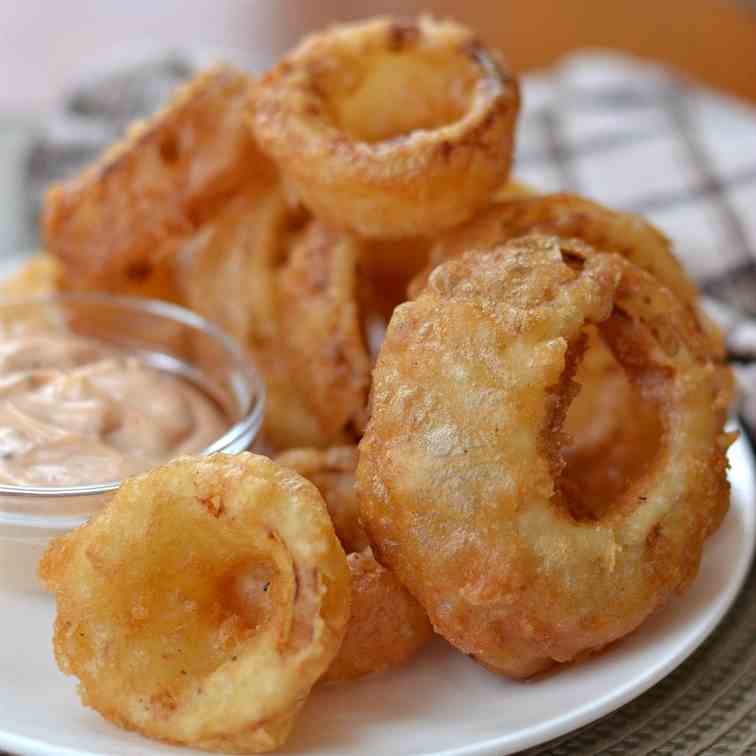 Beer Battered Onion Rings