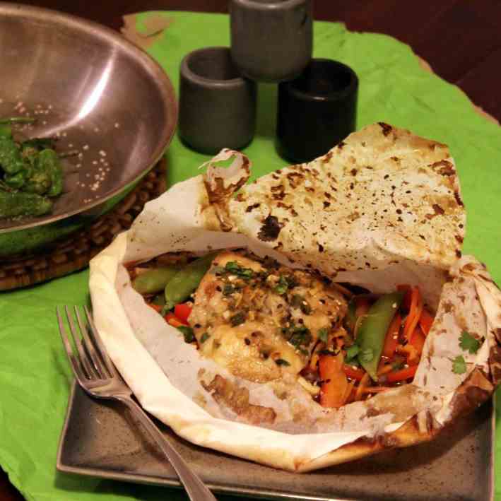 Fish en Papillote Asiatique