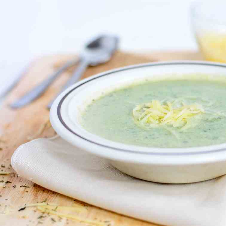 Cream of zucchini soup