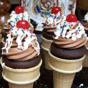 Ice Cream Cone Cupcakes