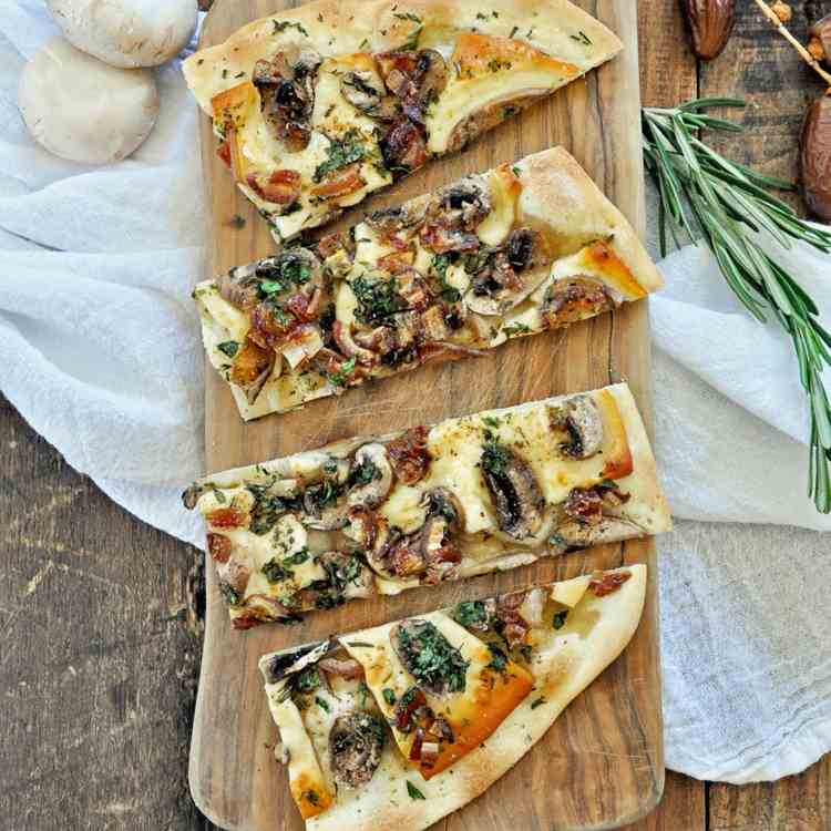 Spanish Flatbread with Manchego Cheese