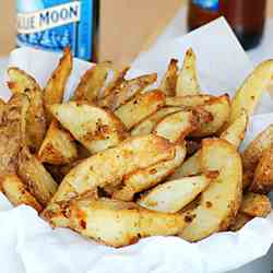 Oven Baked Garlic Potato Fries