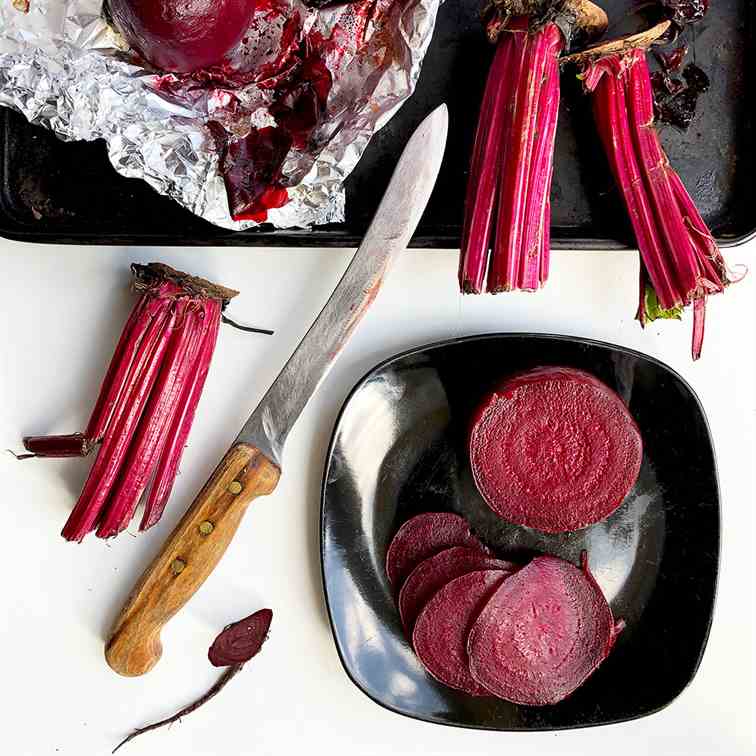 Whole Beetroot Roasted in Foil