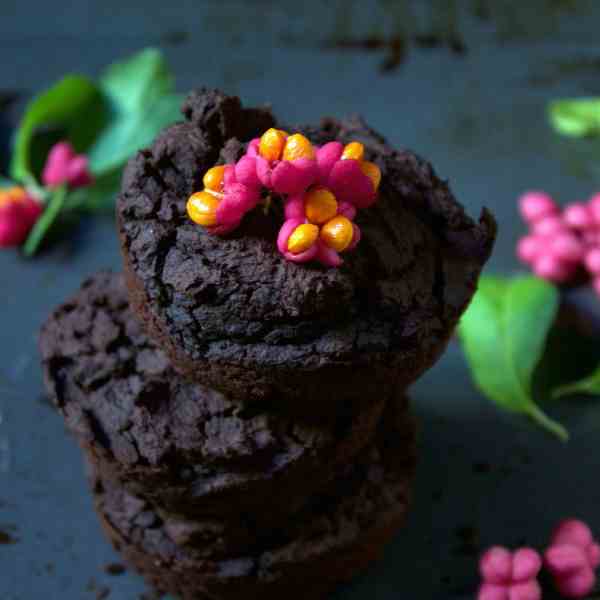 Black bean chocolate brownie