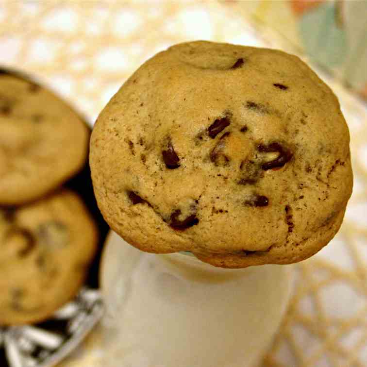 Malted Chocolate Chip Cookies