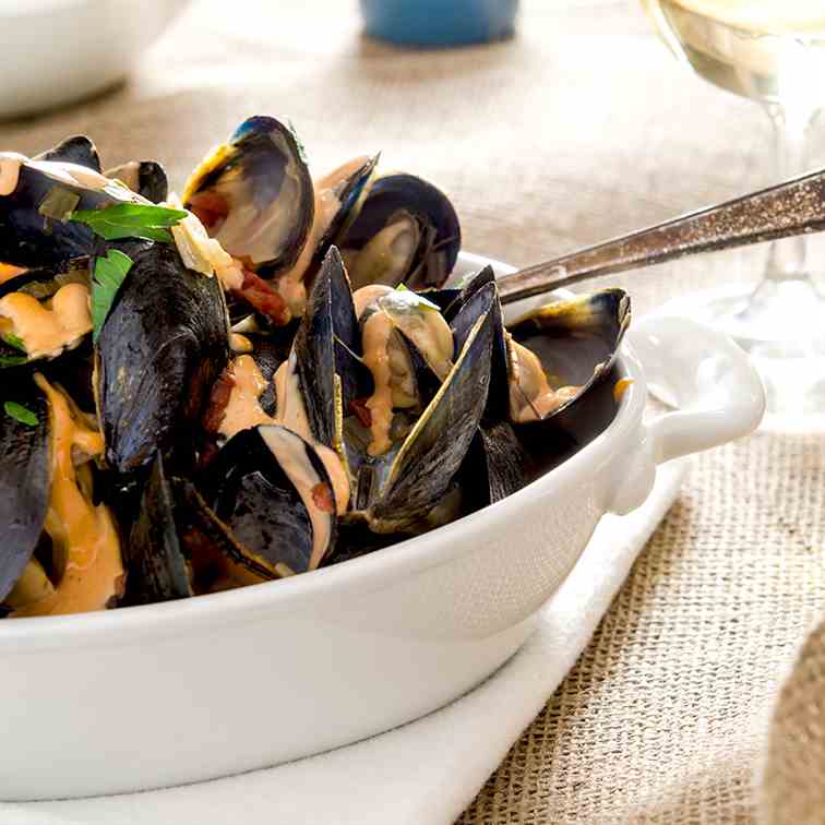 Tomato Fennel Mussels Recipe