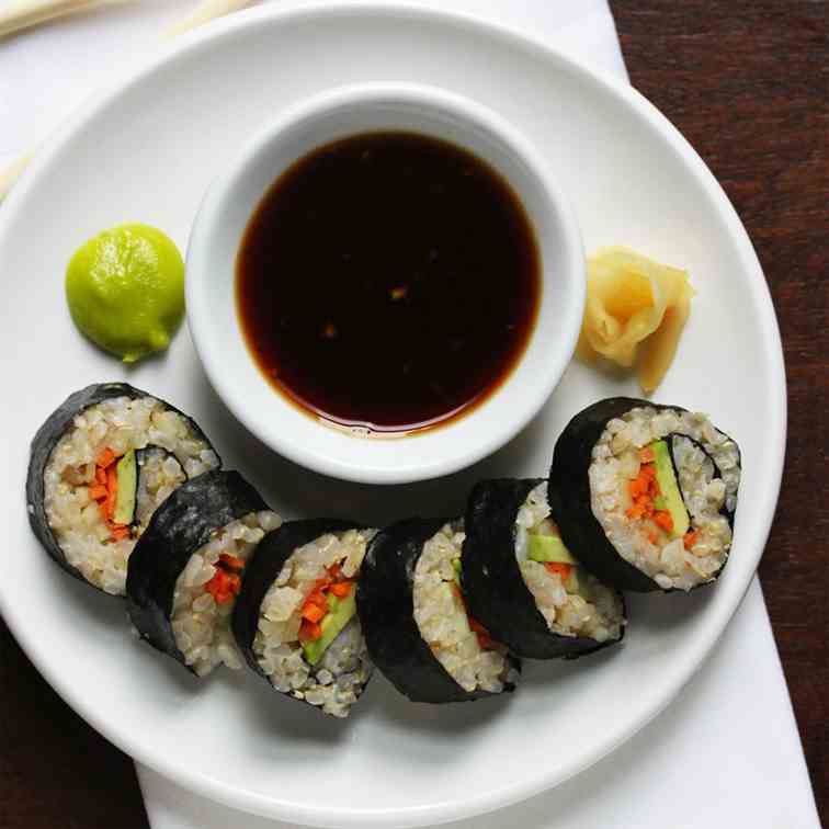 Vegetable Sushi Rolls