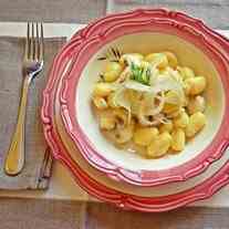 Gnocchi with monkfish