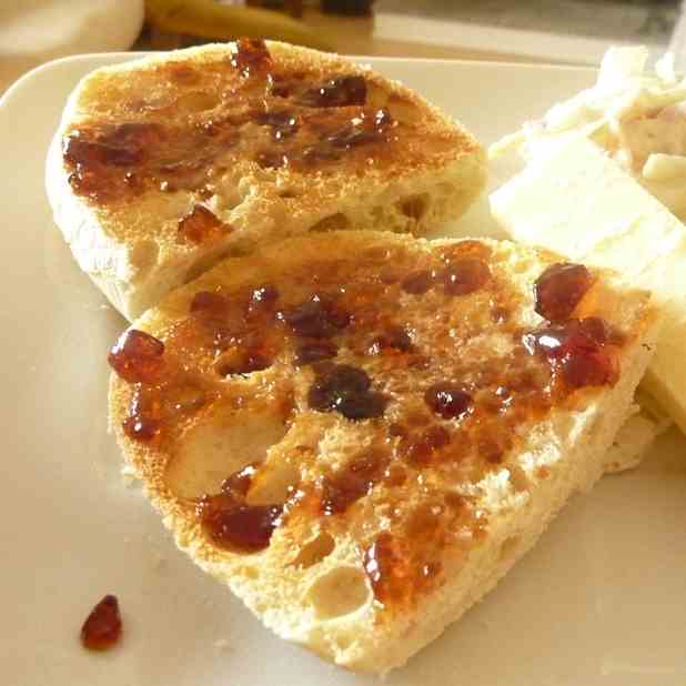 Balsamic Jelly on Toast