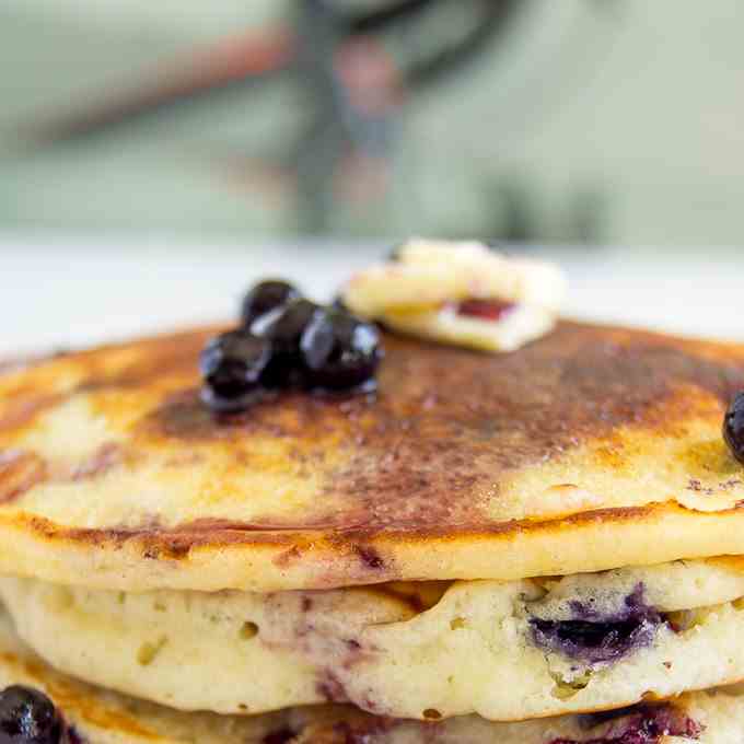 Blueberry Buttermilk Pancakes