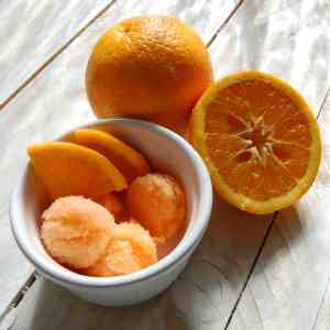 Cantaloupe Orange Sorbet