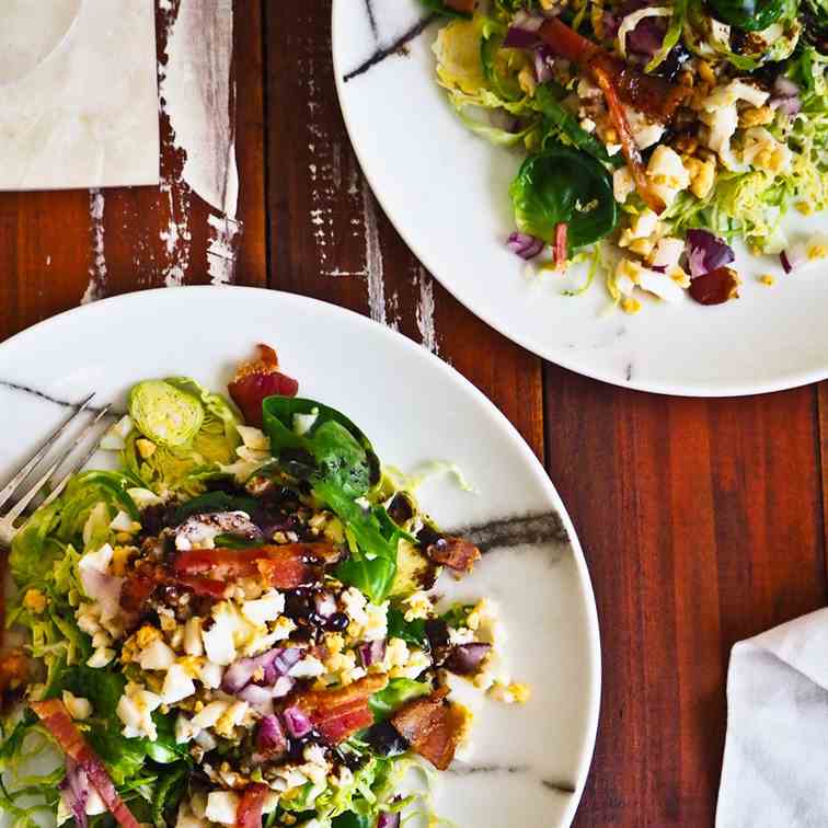 Brussels Sprout, Grated Egg Salad