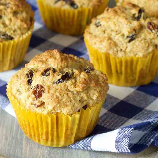 Rum Raisin Muffins