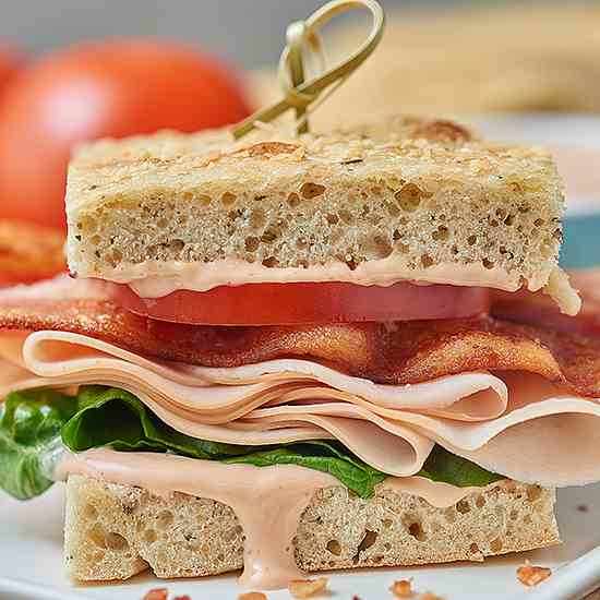 Turkey Bacon Bravo Sandwich