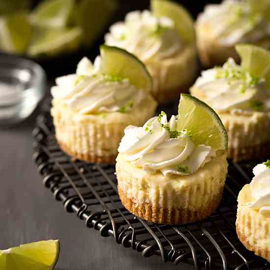 Mini Margarita Cheesecakes