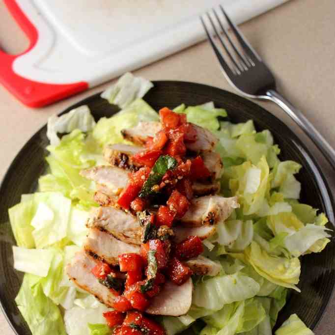 Bruschetta Chicken Salad