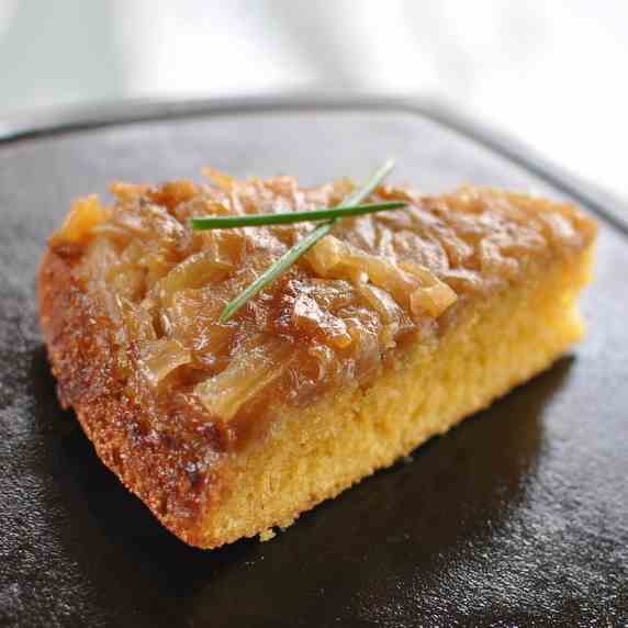 Caramelized Onion Upside-Down Cornbread