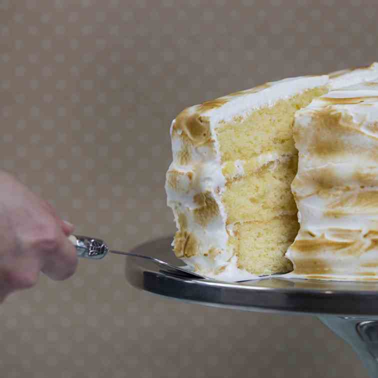 Lemon Meringue Layer Cake