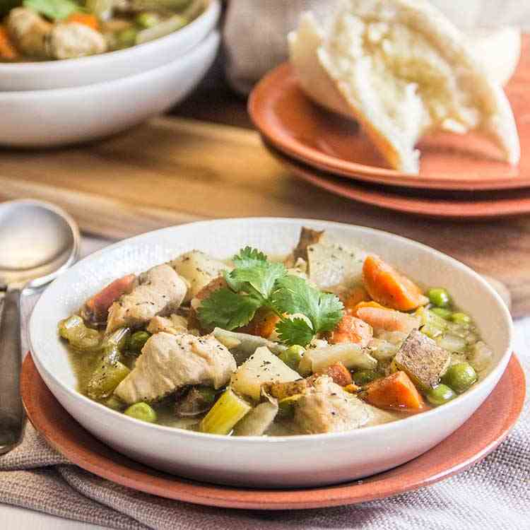 Slow Cooker Chicken Pot Pie Stew