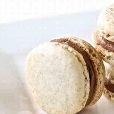 French Macarons With Rose & Chai Spices