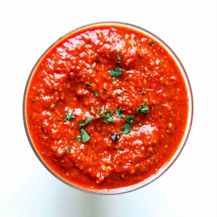 No Cook Romesco Sauce