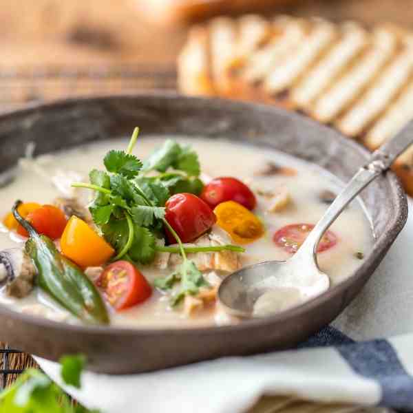 Thai Coconut Chicken Soup