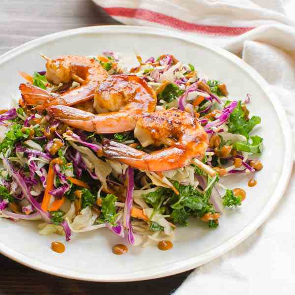 Asian Barbecued Shrimp Salad