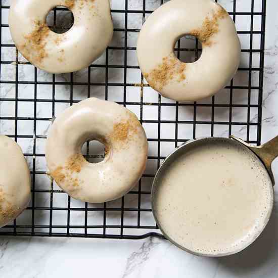 Chai spiced baked donuts