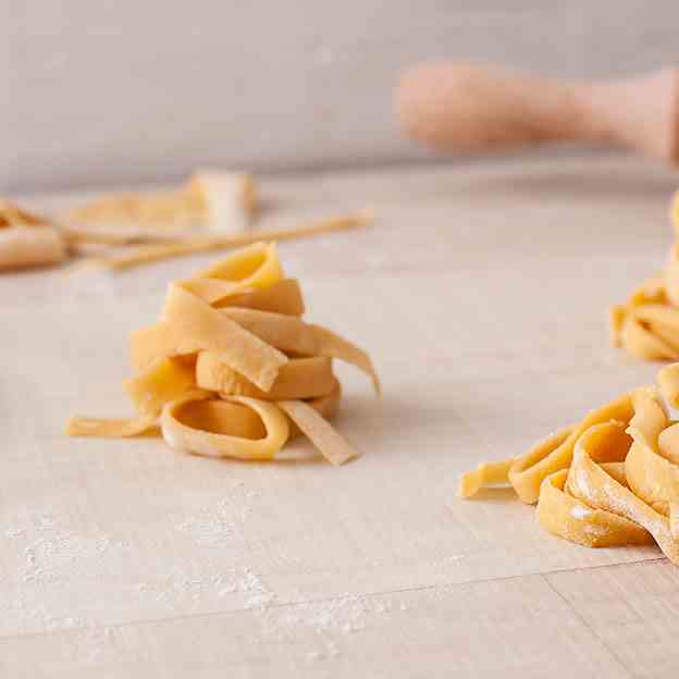 Homemade & handmade tagliatelle