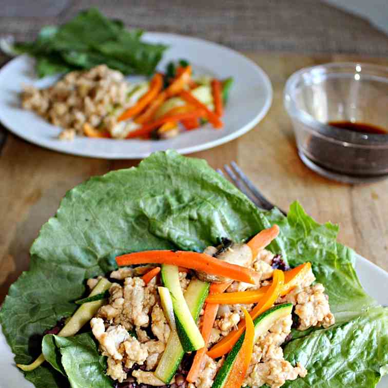 Asian Chicke Lettuce Wraps