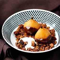 French Earl Grey Poached Pears