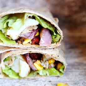 Potato, Onion & Corn Tortilla Wraps