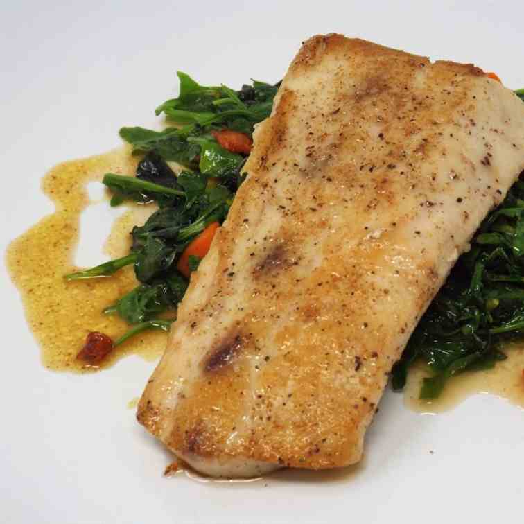 Mahi Mahi with Coriander Brown Butter