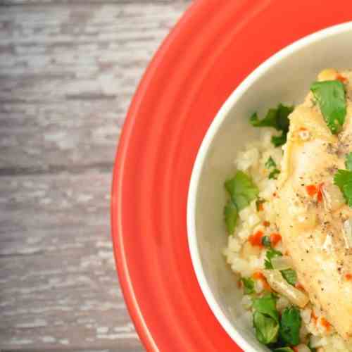 Cilantro Lime Chicken - Cauliflower -Rice-