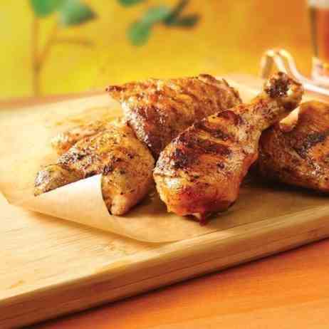 Grilled Beer-Brined Chicken Recipe