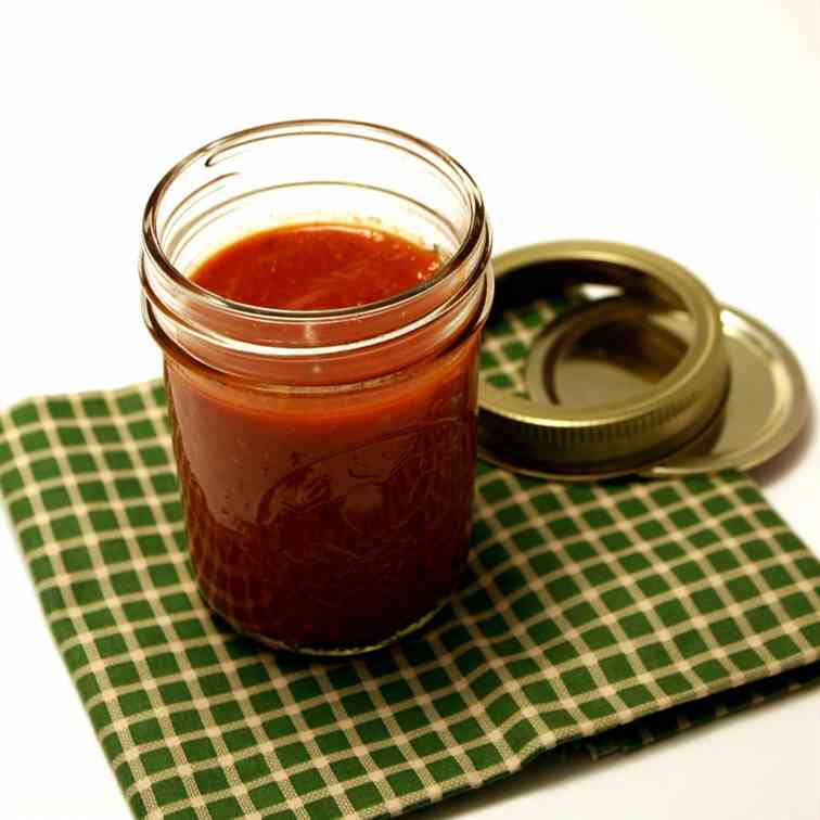 Pomegranate Bourbon Barbecue Sauce